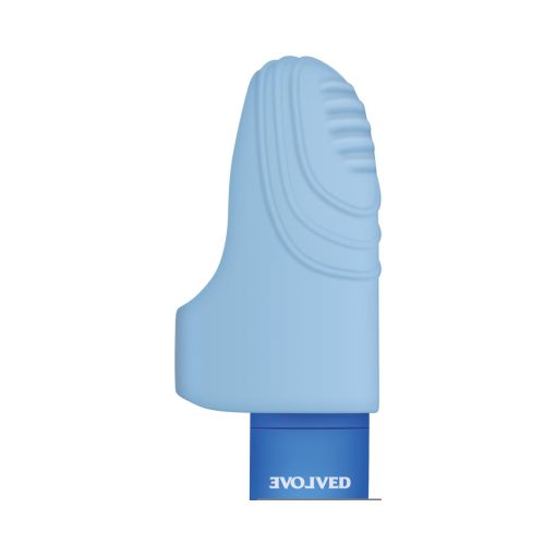 Evolved Fingerlicious Rechargeable Silicone Finger Vibrator Blue - Image 12
