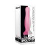 Evolved Luminous Glow In The Dark Dual Density Silicone Anal Plug Clear/Pink Small