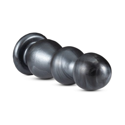 Jet Fierce 10 In. Anal Plug Carbon Metallic Black - Image 3