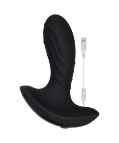 Zero Tolerance The Gentleman Rechargeable Vibrating Silicone Prostate Massager Black