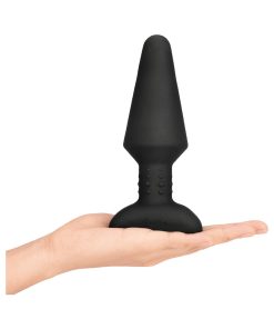 B-Vibe Rimming Xl Rotating And Vibrating Remote Control Plug Black