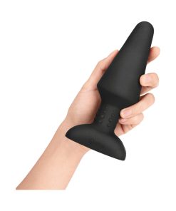 B-Vibe Rimming Xl Rotating And Vibrating Remote Control Plug Black