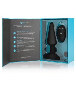 B-Vibe Rimming Xl Rotating And Vibrating Remote Control Plug Black