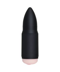 Zero Tolerance Shell Shock Rechargeable Bullet-Shaped Vibrating Vagina Stroker Black