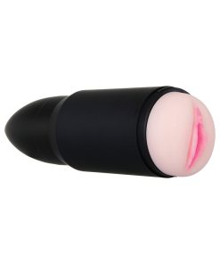 Zero Tolerance Shell Shock Rechargeable Bullet-Shaped Vibrating Vagina Stroker Black