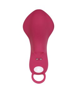 Evolved Frisky Finger Rechargeable Silicone Finger Vibrator Burgundy