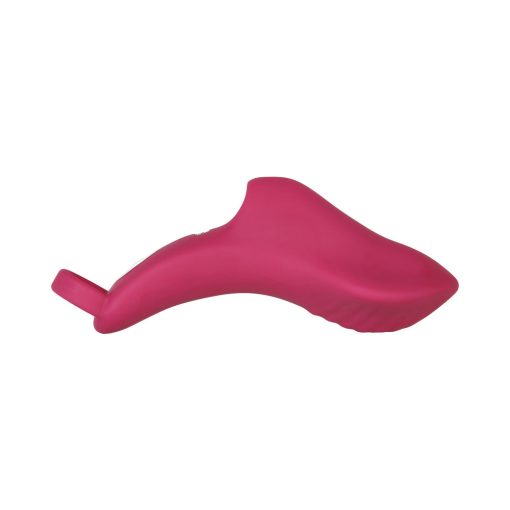Evolved Frisky Finger Rechargeable Silicone Finger Vibrator Burgundy - Image 4