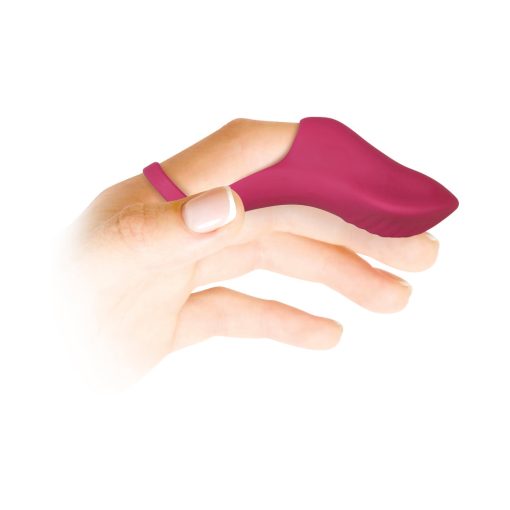 Evolved Frisky Finger Rechargeable Silicone Finger Vibrator Burgundy - Image 9