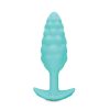 B-Vibe Bump Rechargeable Vibrating Silicone Textured Anal Plug Mint