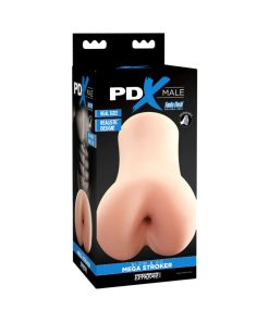 Pdx Male Blow & Go Squeezable Anal Mega Stroker Beige