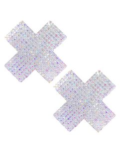 Neva Nude Pasty X Factor Crystal Silver