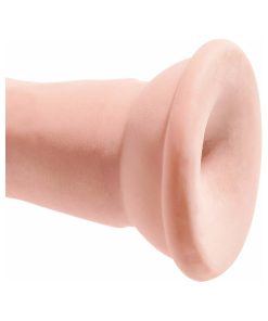 King Cock Plus 7 In. Triple Density Cock Realistic Dildo With Suction Cup Beige