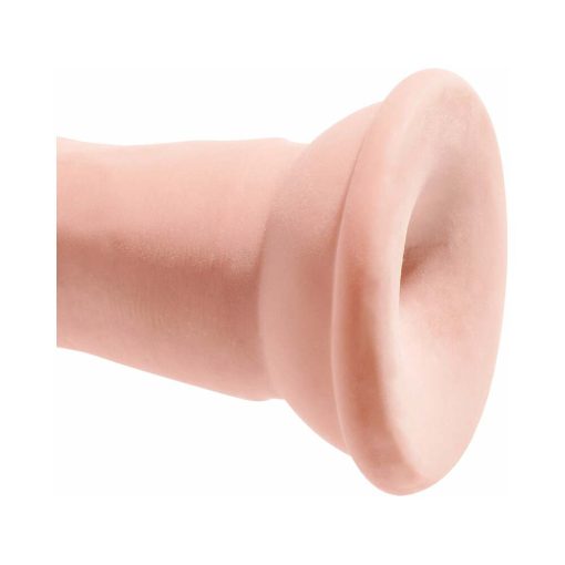 King Cock Plus 7 In. Triple Density Cock Realistic Dildo With Suction Cup Beige - Image 6