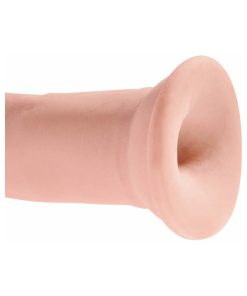 King Cock Plus 9 In. Triple Density Cock Realistic Dildo With Suction Cup Beige