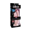 King Cock Plus Triple Density Double Penetrator 9.5 In. Realistic Dildo Beige