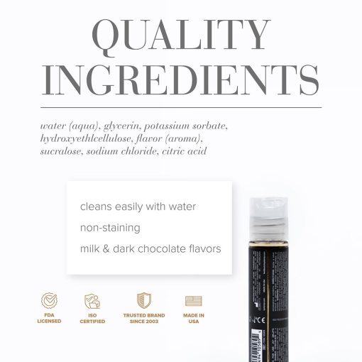 Jo Gelato Decadent Double Chocolate Flavored Water-Based Lubricant 1 Oz. - Image 2