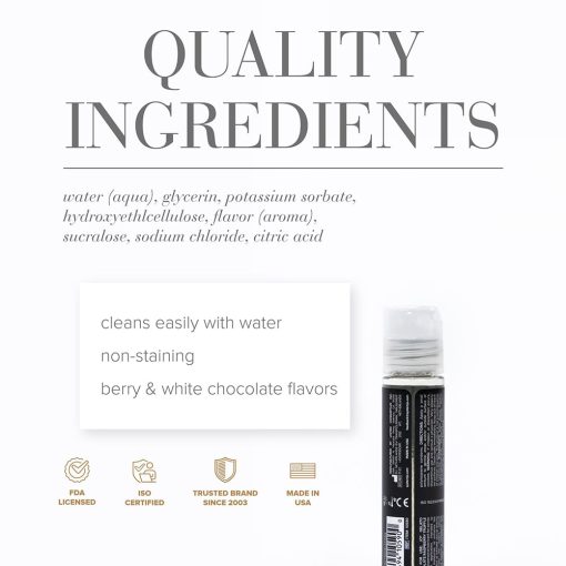 Jo Gelato White Chocolate Rasberry Truffle Water-Based Lubricant 1 Oz. - Image 2