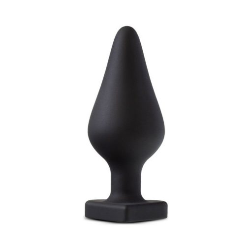 Temptasia 'Spank Me' Silicone Anal Plug With Heart-Shaped Base Black - Image 2