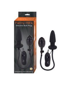 Fanny Hills Silicone Butt Plug-Black