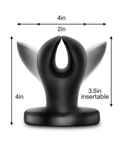 Anal Adventures Anal Anchor Expanding Plug Black