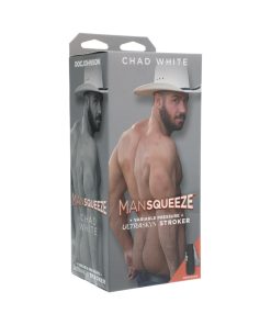Man Squeeze - Chad White - Ultraskyn Stroker - Ass Vanilla