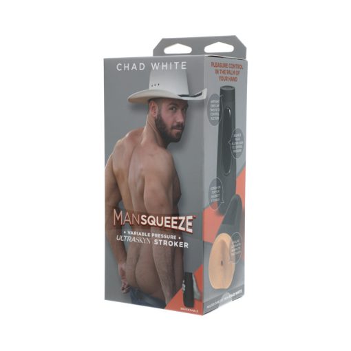 Man Squeeze - Chad White - Ultraskyn Stroker - Ass Vanilla - Image 10