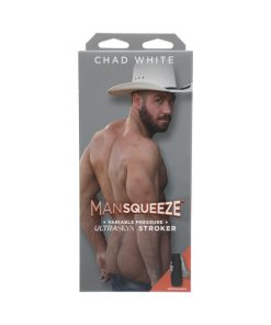 Man Squeeze - Chad White - Ultraskyn Stroker - Ass Vanilla