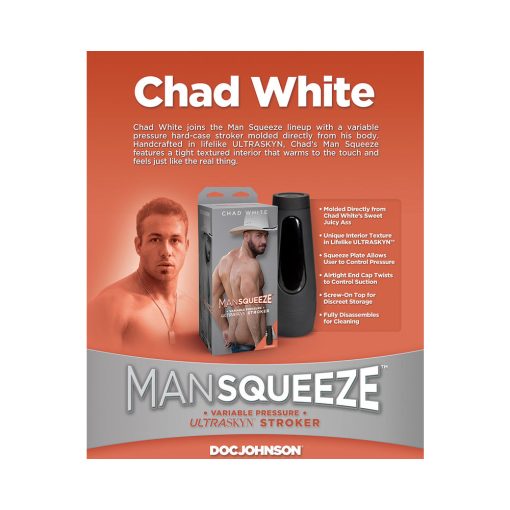 Man Squeeze - Chad White - Ultraskyn Stroker - Ass Vanilla - Image 12