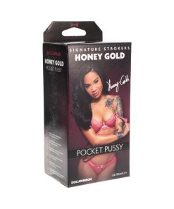 Signature Strokers - Honey Gold - Ultraskyn Pocket Pussy Caramel