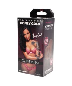 Signature Strokers - Honey Gold - Ultraskyn Pocket Pussy Caramel