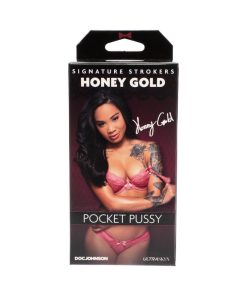 Signature Strokers - Honey Gold - Ultraskyn Pocket Pussy Caramel