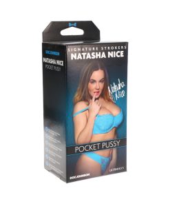 Signature Strokers - Natasha Nice - Ultraskyn Pocket Pussy Vanilla