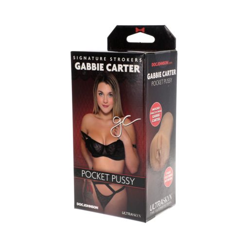 Signature Strokers - Gabbie Carter - Ultraskyn Pocket Pussy Vanilla - Image 6