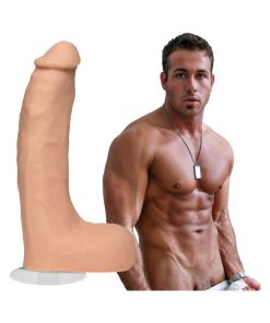 Signature Cocks - Chad White 8.5 Inch Ultraskyn Cock With Removable Vac-U-Lock Suction Cup Vanilla