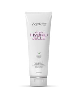 Wicked Simply Hybrid Jelle Lubricant 4 Oz.