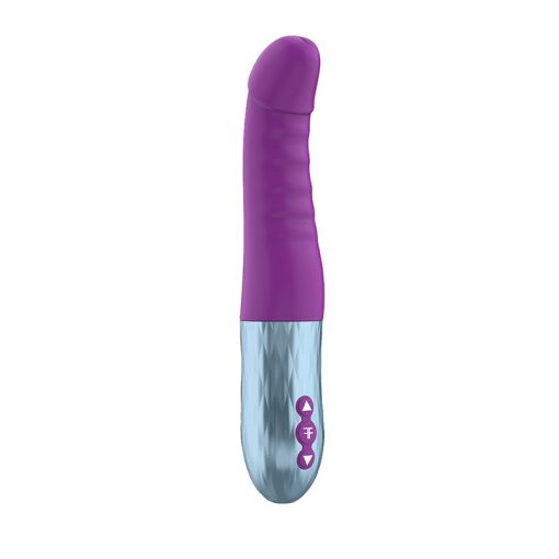 Femmefunn Cadenza Rechargeable Silicone Thrusting G-Spot Vibrator Purple