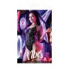 Vibes Kama'S A Bitch Metallic Bodysuit Blk S/M