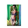 Fantasy Lingerie Vibes Sexy Bitch Reptile Print Set Black L/Xl