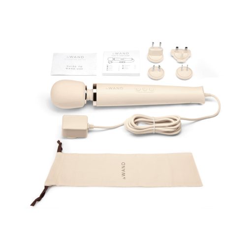 Le Wand Plug-In Vibrating Massager Cream - Image 7