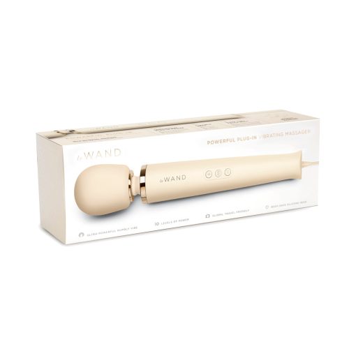 Le Wand Plug-In Vibrating Massager Cream - Image 8