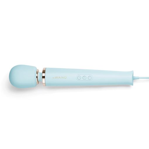 Le Wand Plug-In Vibrating Massager Sky Blue - Image 2