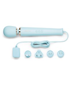 Le Wand Plug-In Vibrating Massager Sky Blue
