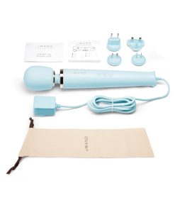 Le Wand Plug-In Vibrating Massager Sky Blue