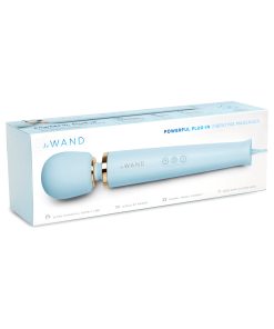 Le Wand Plug-In Vibrating Massager Sky Blue
