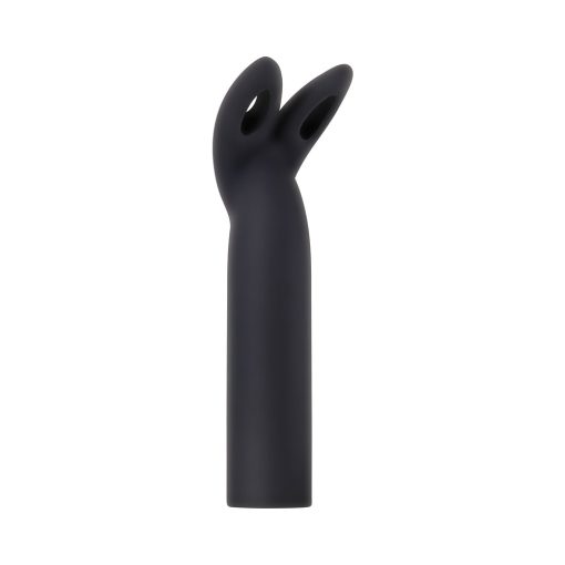 Evolved Four Play Rechargeable Silicone Bullet Vibrator And 3-Piece Sleeve Set Black - Image 6