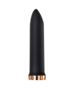 Evolved Four Play Rechargeable Silicone Bullet Vibrator And 3-Piece Sleeve Set Black