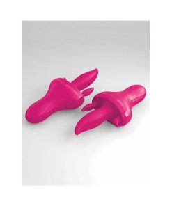 3Some Holey Trinity Triple Tongue Vibrator Rechargeable Silicone Red