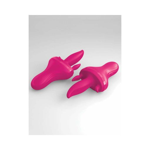 3Some Holey Trinity Triple Tongue Vibrator Rechargeable Silicone Red - Image 7