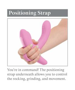 3Some Rock N' Grind Dual Stimulation Silicone Vibrator Pink
