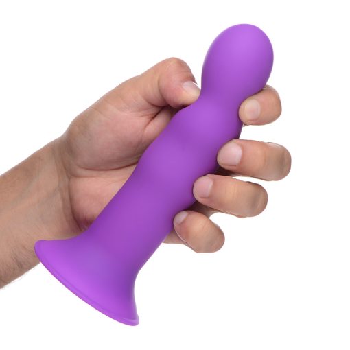 Squeeze-It Squeezable Wavy Dildo Purple - Image 6